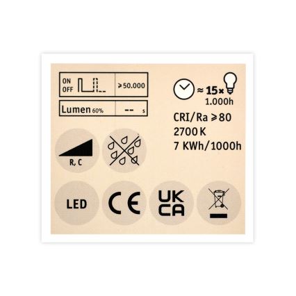 LED Dimmerabile per riflettore lampadina GU5,3/6,5W/12V 2700K - Paulmann 28759