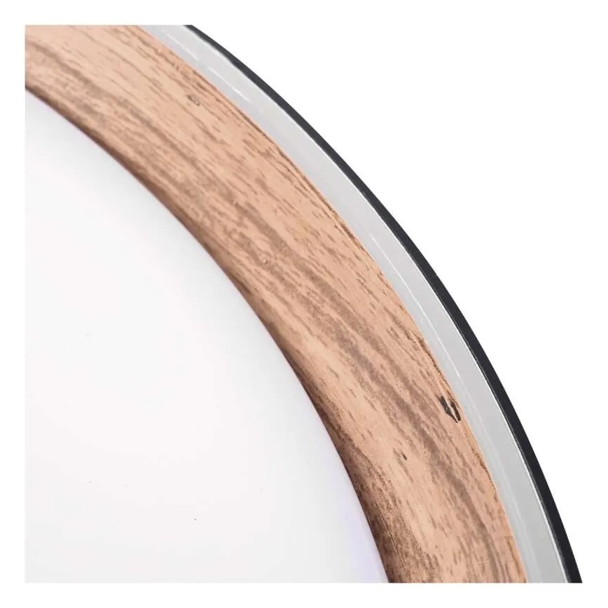 Plafoniera dimmerabile LED ILVI LED/45W/230V 2700-6500K Ø 50 cm nero/beige + telecomando
