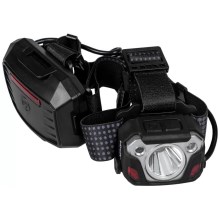 LED Dimmerabile rechargeable headlamp con sensore e power bank funzione LED/10W/5V IP44 1200 lm 23 h 4000 mAh