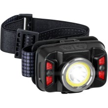 LED Dimmerabile rechargeable headlamp con sensore LED/15W/5V IP66 430 lm 24 h 1800 mAh