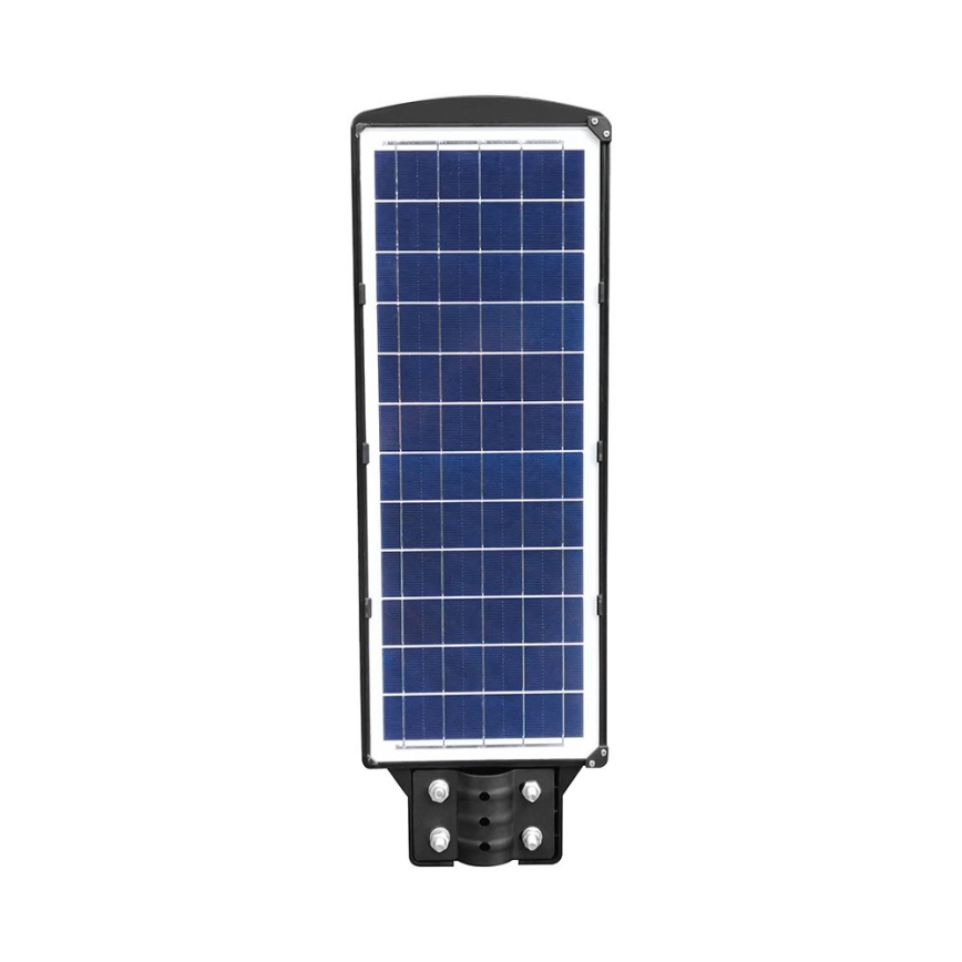 LED Lampione solare dimmerabile con sensore di movimento e crepuscolare LED/12W/3,2V 6000K IP65 10000 mAh nero + telecomando