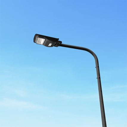 LED Lampione solare dimmerabile con sensore di movimento e crepuscolare LED/6W/3,2V 6000K IP65 5000 mAh nero + telecomando