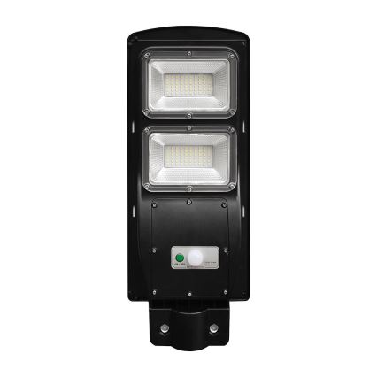 LED Lampione solare dimmerabile con sensore di movimento e crepuscolare LED/8W/3,2V 6000K IP65 9000 mAh nero + telecomando