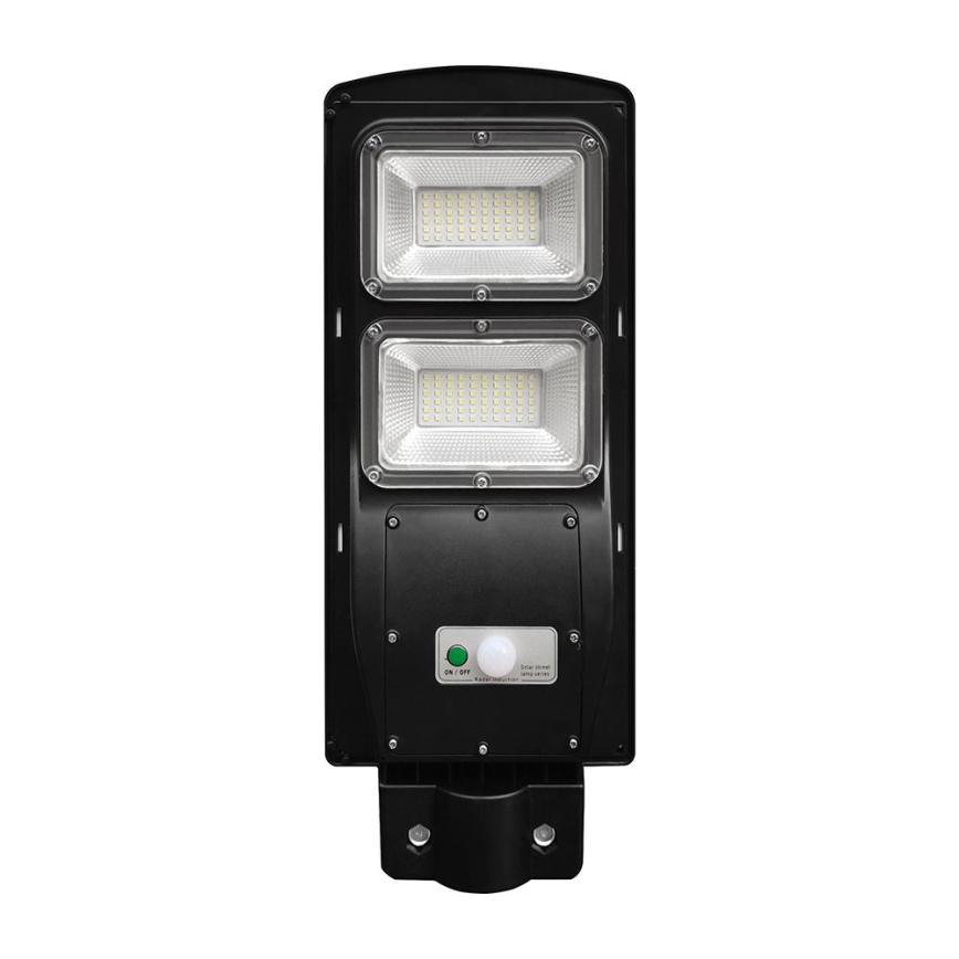 LED Lampione solare dimmerabile con sensore di movimento e crepuscolare LED/8W/3,2V 6000K IP65 9000 mAh nero + telecomando