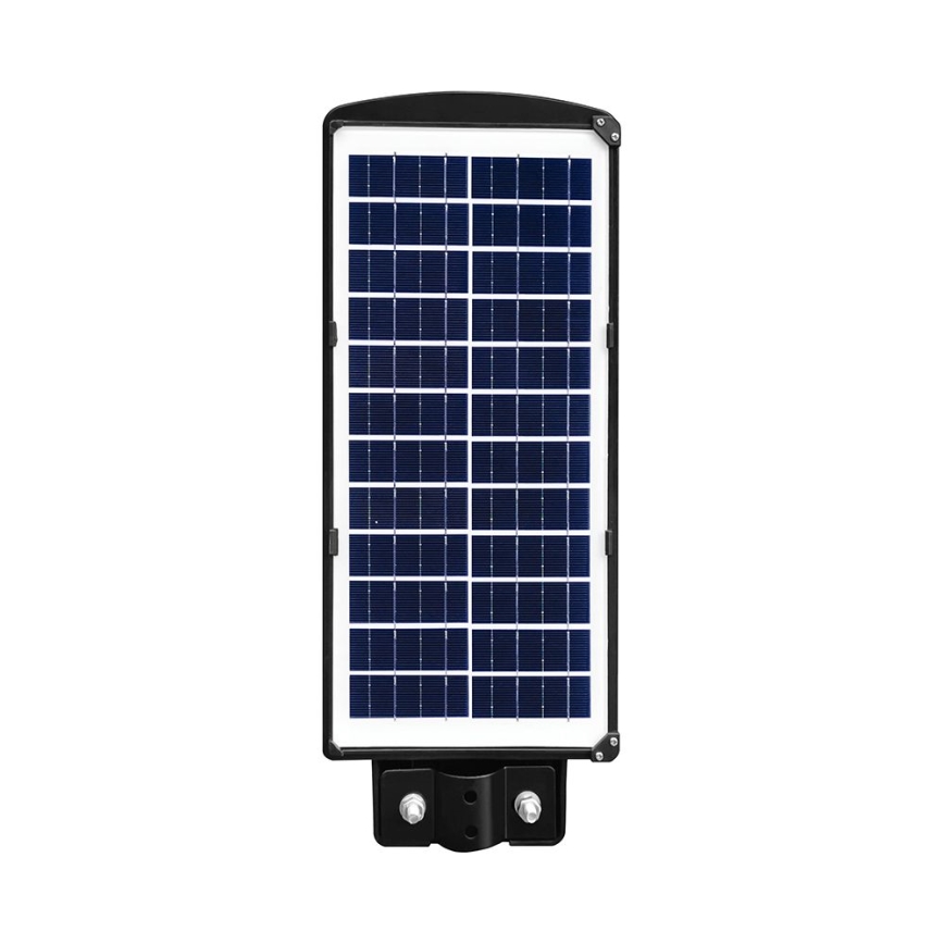 LED Lampione solare dimmerabile con sensore di movimento e crepuscolare LED/8W/3,2V 6000K IP65 9000 mAh nero + telecomando
