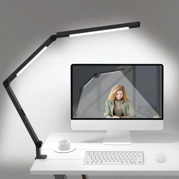 LED Dimmerabile touch flessibile lampada da tavolo POINTIQ LED/12W/230V 3000/4000/5000/6500K CRI 92 nero