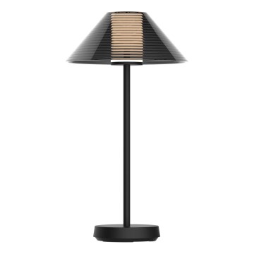LED Dimmerabile touch per esterni lampada da tavolo SERENGETI LED/3,4W/5V USB 3600 mAh IP44 nero