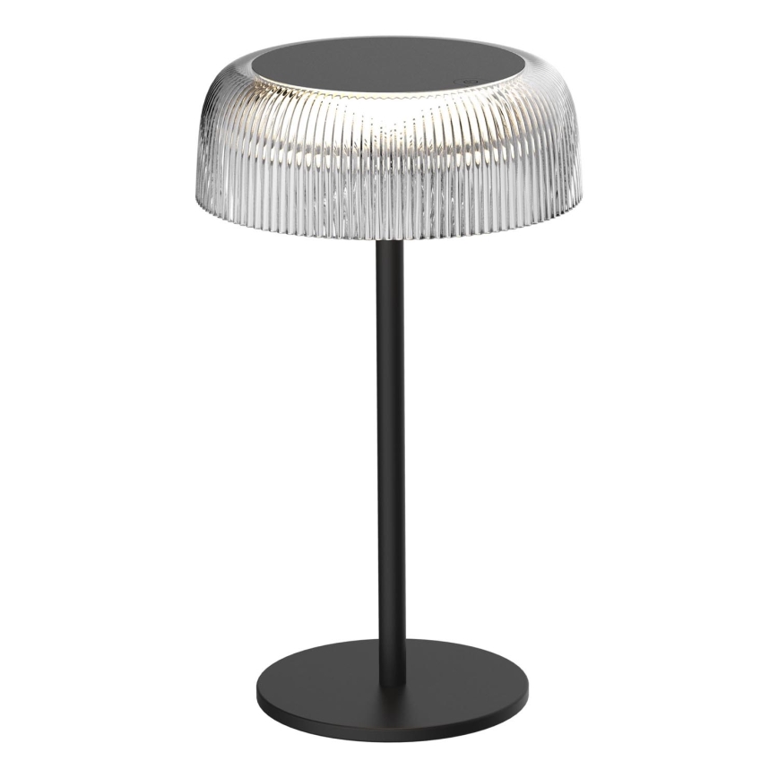 LED Dimmerabile touch per esterni lampada da tavolo TRYPOLIS LED/2W/5V USB 1800 mAh IP44 nero