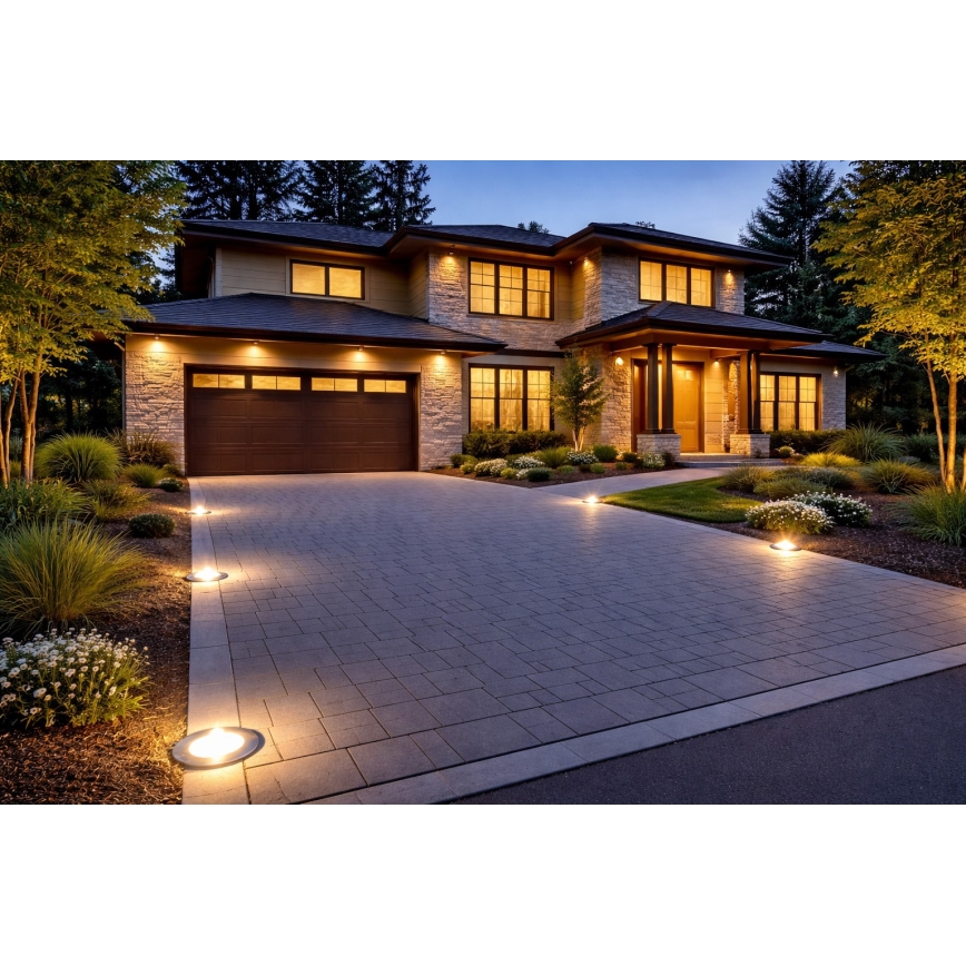 LED Faretto da esterno calpestabile PELIA LED/30W/230V 4000K IP68 argento