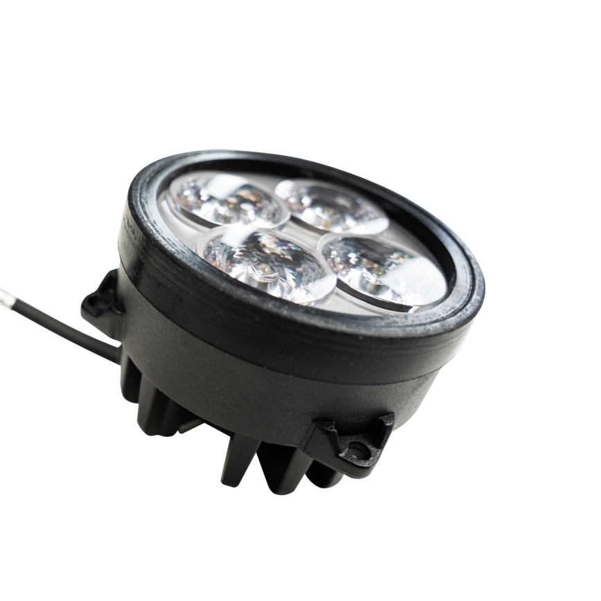 LED Faretto del trattore BLACK LED/20W/10-30V IP69 5700K arrotondato