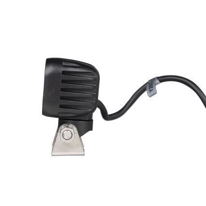 LED Faretto per macchina BLACK LED/10W/10-30V IP69 5700K quadrato
