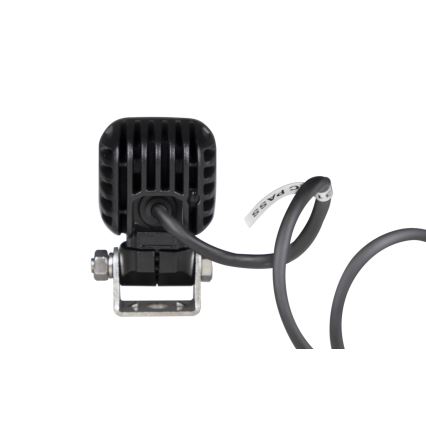 LED Faretto per macchina BLACK LED/10W/10-30V IP69 5700K quadrato