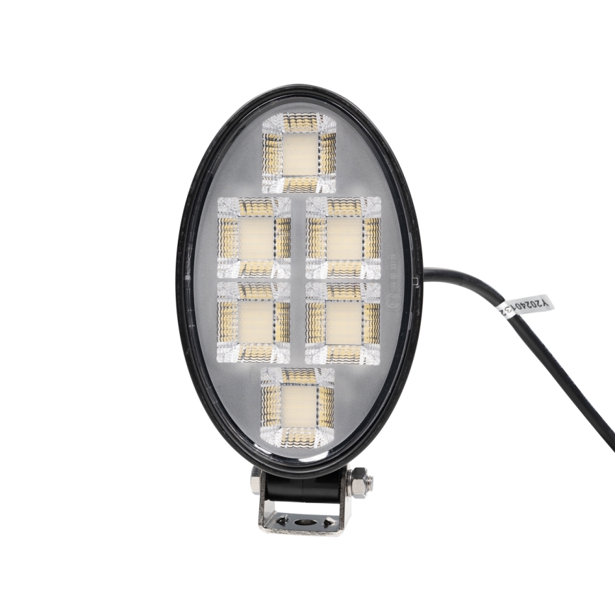 LED Faretto per macchina BLACK LED/150W/10-30V IP69 5700K ovale