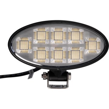 LED Faretto per macchina BLACK LED/160W/10-30V IP69 5700K ovale