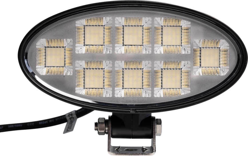 LED Faretto per macchina BLACK LED/160W/10-30V IP69 5700K ovale