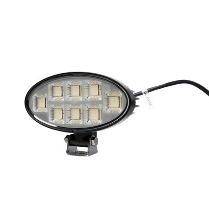 LED Faretto per macchina BLACK LED/160W/10-30V IP69 5700K ovale