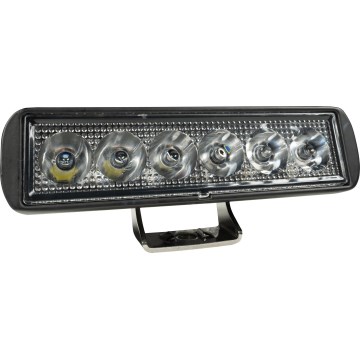 LED Faretto per macchina BLACK LED/18W/10-30V IP69 5700K rettangolare