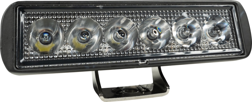LED Faretto per macchina BLACK LED/18W/10-30V IP69 5700K rettangolare