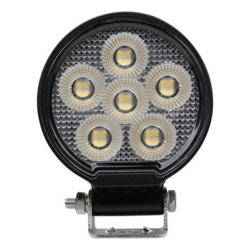 LED Faretto per macchina BLACK LED/24W/10-30V IP69 5700K arrotondato
