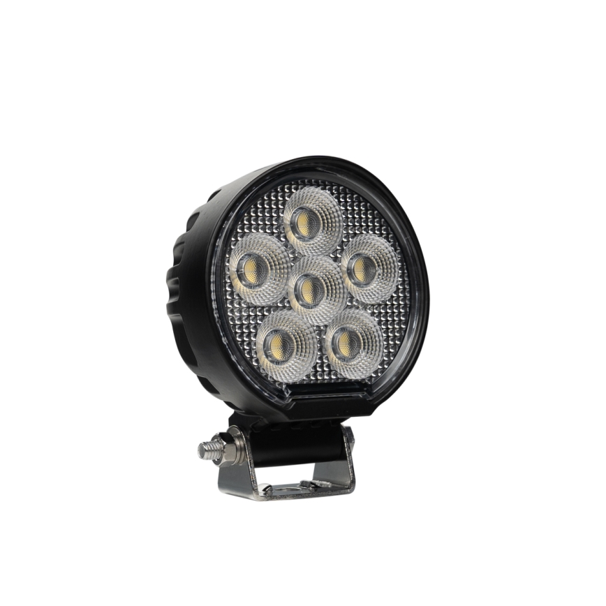 LED Faretto per macchina BLACK LED/24W/10-30V IP69 5700K arrotondato