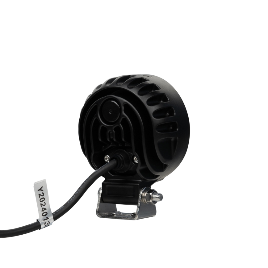 LED Faretto per macchina BLACK LED/24W/10-30V IP69 5700K arrotondato