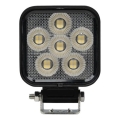 LED Faretto per macchina BLACK LED/24W/10-30V IP69 5700K quadrato