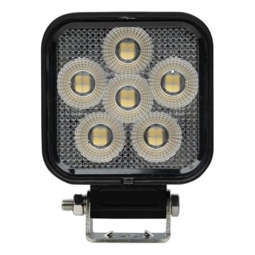 LED Faretto per macchina BLACK LED/24W/10-30V IP69 5700K quadrato