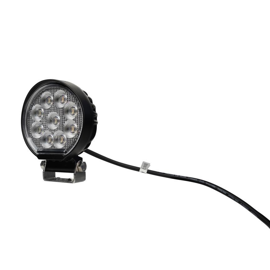 LED Faretto per macchina BLACK LED/36W/10-30V IP69 5700K arrotondato