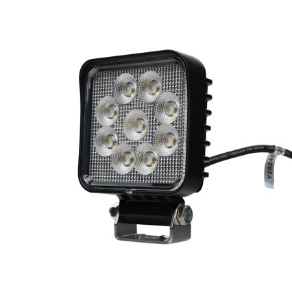 LED Faretto per macchina BLACK LED/36W/10-30V IP69 5700K quadrato