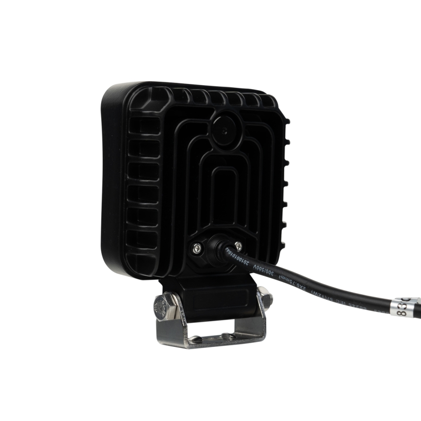 LED Faretto per macchina BLACK LED/36W/10-30V IP69 5700K quadrato