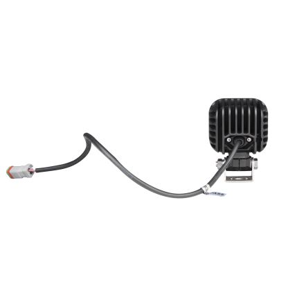 LED Faretto per macchina BLACK LED/40W/10-30V IP69 5700K quadrato