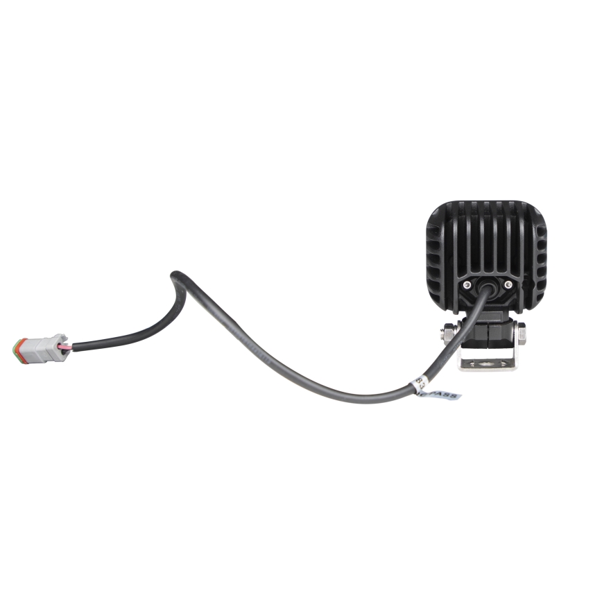 LED Faretto per macchina BLACK LED/40W/10-30V IP69 5700K quadrato