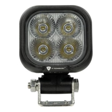 LED Faretto per macchina BLACK LED/40W/10-30V IP69 5700K quadrato