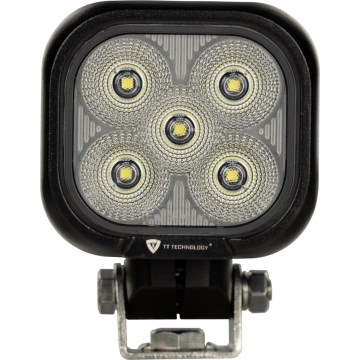 LED Faretto per macchina BLACK LED/50W/10-30V IP69 5700K quadrato