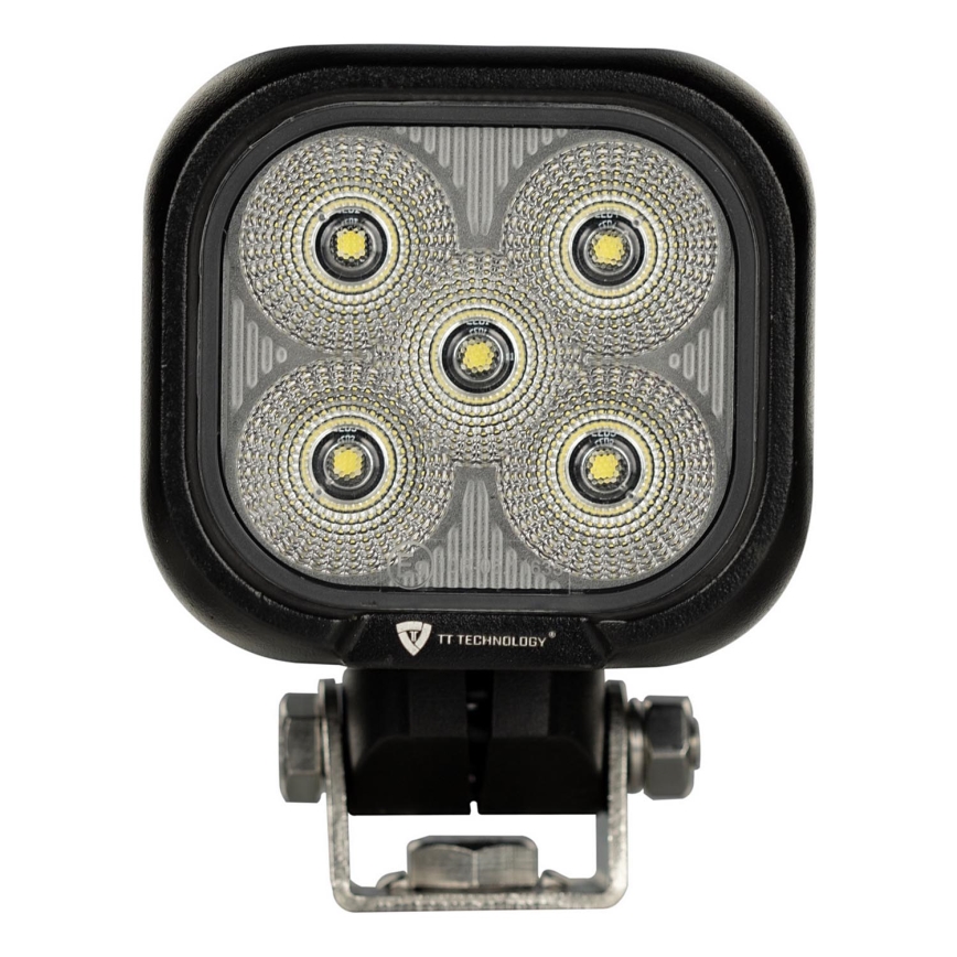 LED Faretto per macchina BLACK LED/50W/10-30V IP69 5700K quadrato