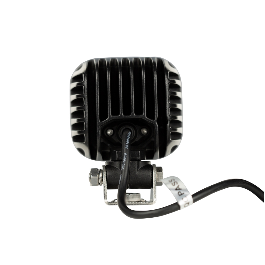 LED Faretto per macchina BLACK LED/50W/10-30V IP69 5700K quadrato