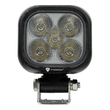 LED Faretto per macchina BLACK LED/50W/10-30V IP69 5700K quadrato