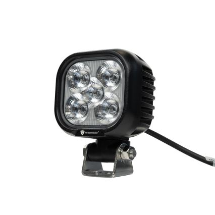 LED Faretto per macchina BLACK LED/50W/10-30V IP69 5700K quadrato