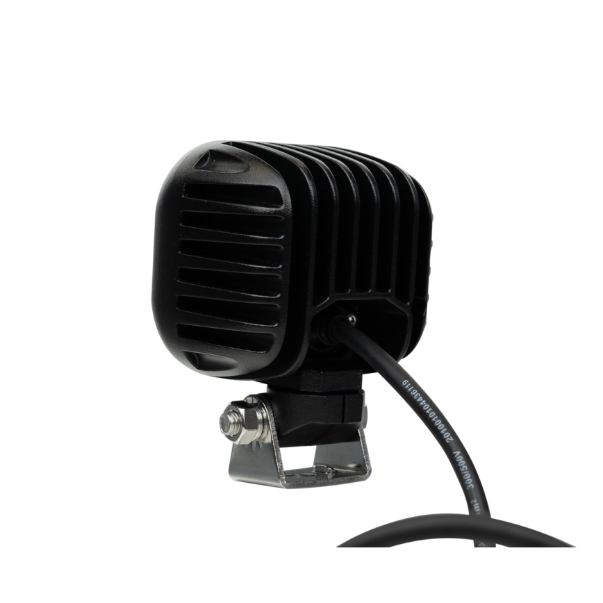 LED Faretto per macchina BLACK LED/50W/10-30V IP69 5700K quadrato
