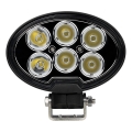 LED Faretto per macchina BLACK LED/60W/10-30V IP69 5700K ovale