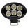 LED Faretto per macchina BLACK LED/60W/10-30V IP69 5700K ovale