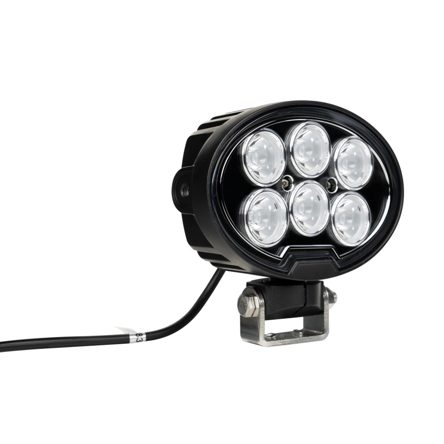 LED Faretto per macchina BLACK LED/60W/10-30V IP69 5700K ovale