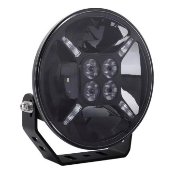 LED Faretto per macchina BLACK OFFROAD LED/60W/9-36V IP69 5700K arrotondato