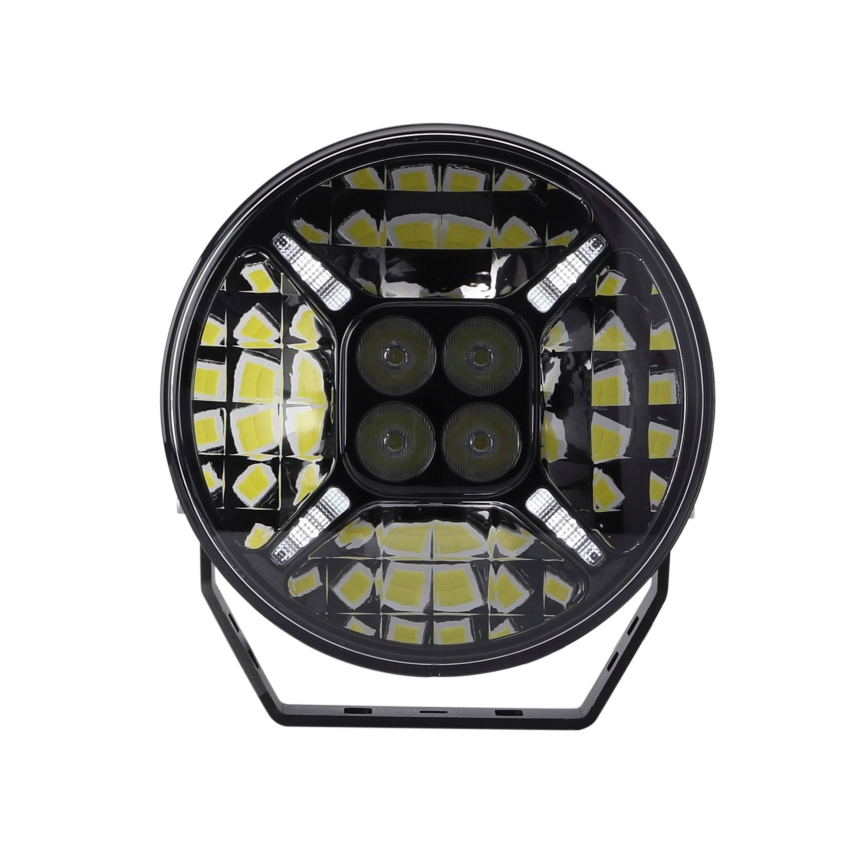 LED Faretto per macchina BLACK OFFROAD LED/60W/9-36V IP69 5700K arrotondato