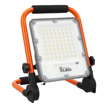 LED Faretto ricaricabile con stativo LED/30W/3,2V 4500K 5000 mAh IP65 arancione