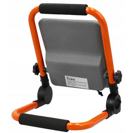 LED Faretto ricaricabile con stativo LED/30W/3,2V 4500K 5000 mAh IP65 arancione