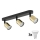 LED Faretto TOP 3xGU10/10W/230V nero/oro