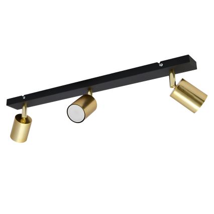 LED Faretto TUNE 3xGU10/4,8W/230V oro/nero