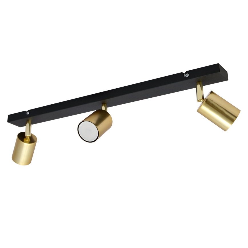 LED Faretto TUNE 3xGU10/4,8W/230V oro/nero
