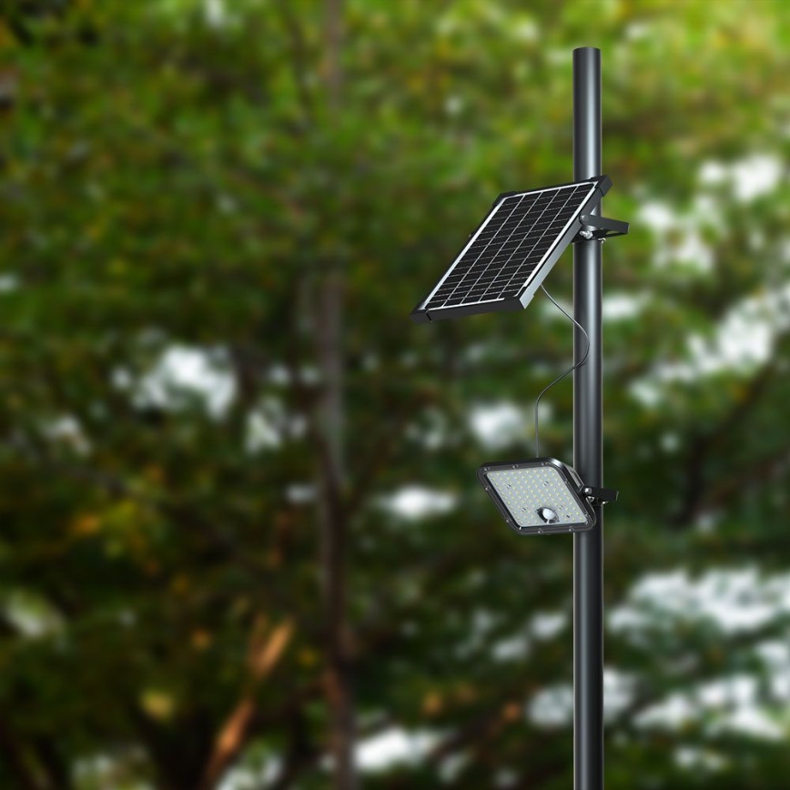 LED Faro solare dimmerabile con sensore LED/10W/3,7V 4000/6000K IP65 + telecomando